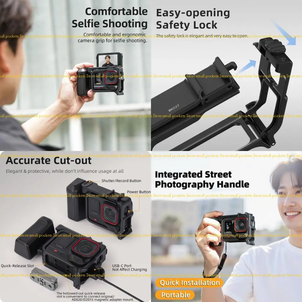 R1WD Portable Camera Stabilizer Handle Featuring Detachable Design And AntiDrop Wrist Strap Compatible for Pro2/1 Cameras
R1WD Portable Camera Stabilizer Handle Featuring Detachable Design And AntiDrop Wrist Strap Compatible for Pro2/1 Cameras