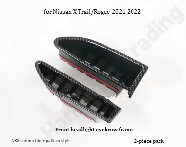 for Nissan X-Trail/Rogue 2021 2022 Front headlight blade decorative frame/headlight eyebrow frame/modified accessories
for Nissan X-Trail/Rogue 2021 2022 Front headlight blade decorative frame/headlight eyebrow frame/modified accessories