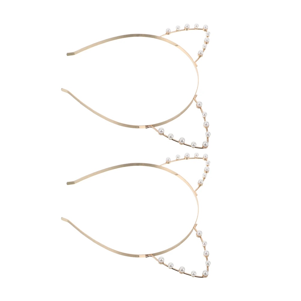 2pcs Pearl Ears Headbands Hair Accessories Elegant Pearl Headbands For Women Hoop Band Hairstyle Design Vintage Cosplay
2pcs Pearl Ears Headbands Hair Accessories Elegant Pearl Headbands For Women Hoop Band Hairstyle Design Vintage Cosplay