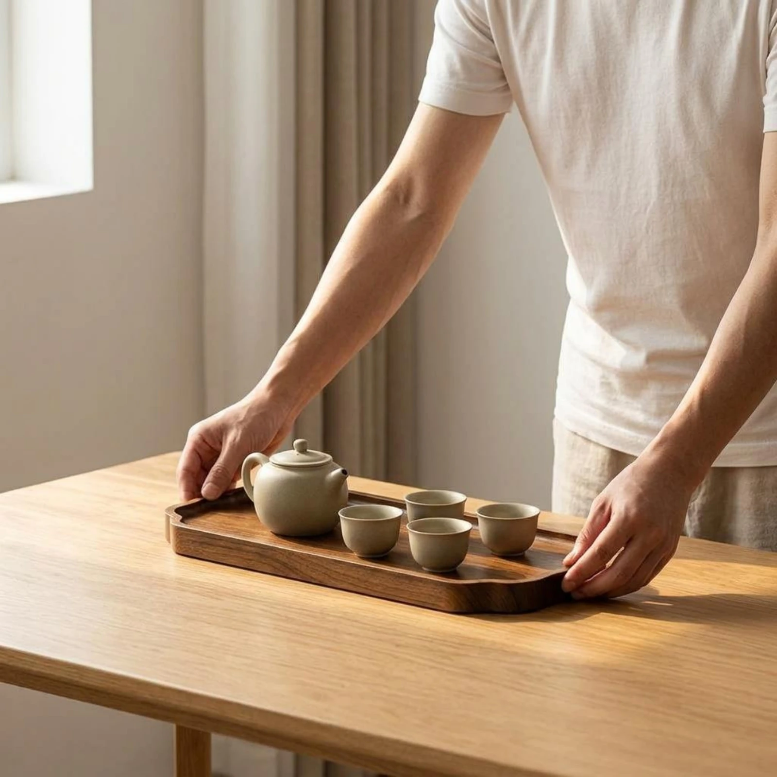 Dry Brew Tea Tray Easy to Clean Wooden Tea Tray Tableware Long-Lasting Artisan-Made Look
Dry Brew Tea Tray Easy to Clean Wooden Tea Tray Tableware Long-Lasting Artisan-Made Look