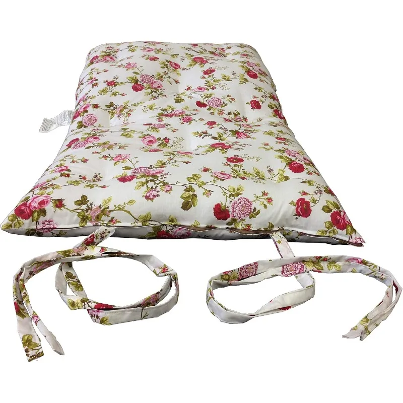 Queen Size Rose White Traditional Japanese Floor Futon Mattresses, Cotton Batting/Foam/Polyester Batting, Foldable Cushion Mats
Queen Size Rose White Traditional Japanese Floor Futon Mattresses, Cotton Batting/Foam/Polyester Batting, Foldable Cushion Mats