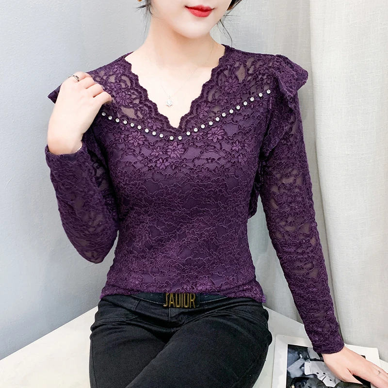 New,European,Clothes,Lace,T-Shirt,Chic,Sexy,V-Neck,Patchwork,Shiny,Diamonds,Ruffles,Women,Tops,Long Sleeve,Drilling,Tees,58043
New,European,Clothes,Lace,T-Shirt,Chic,Sexy,V-Neck,Patchwork,Shiny,Diamonds,Ruffles,Women,Tops,Long Sleeve,Drilling,Tees,58043