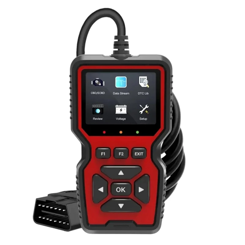 OBD2 Scanner Live Data Professional Mechanic Diagnostic Code Reader Tool For Check Engine Light Battery Voltage Test Easy To Use
OBD2 Scanner Live Data Professional Mechanic Diagnostic Code Reader Tool For Check Engine Light Battery Voltage Test Easy To Use