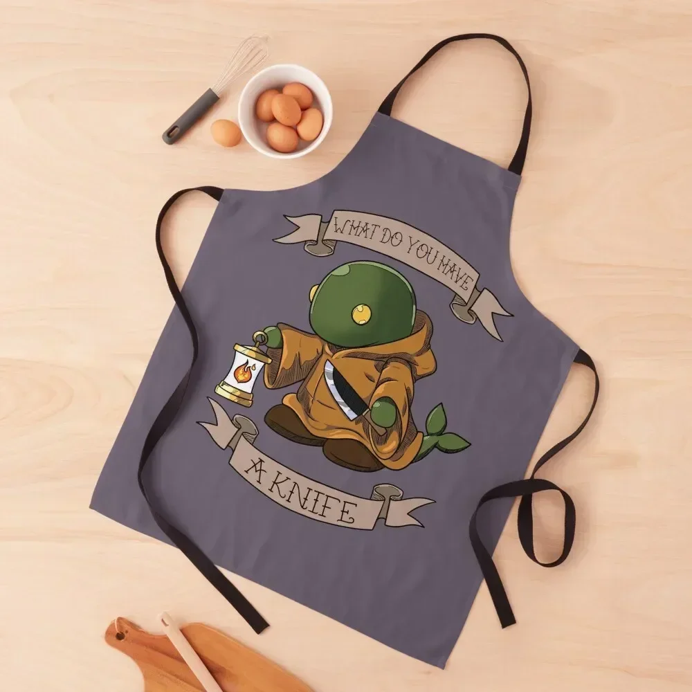 Tonberry, A knife!! Apron carpenter Kitchen Kawaii Accessories Kitchen Chef Waterproof Apron
Tonberry, A knife!! Apron carpenter Kitchen Kawaii Accessories Kitchen Chef Waterproof Apron