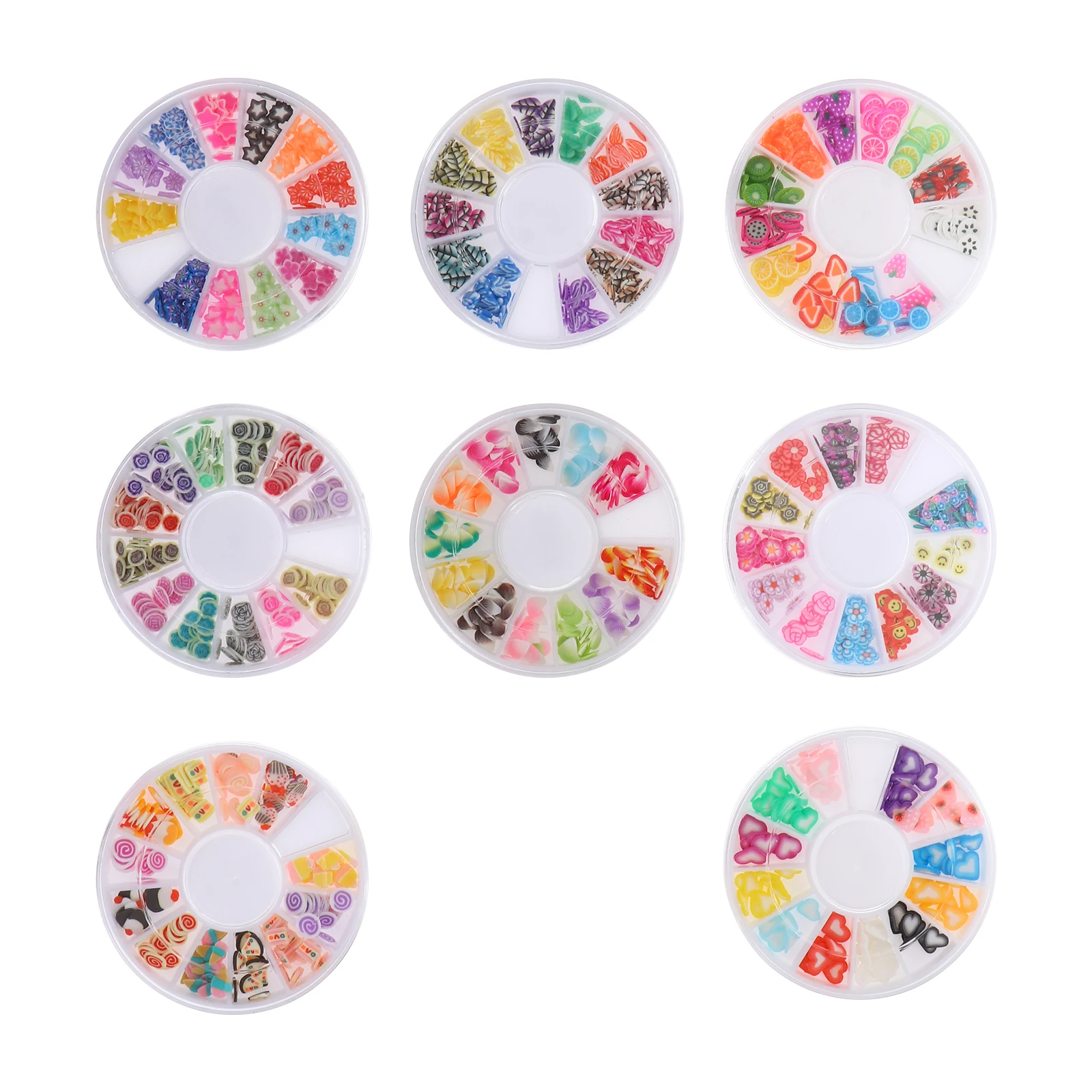 8 Boxes Slice Polymer Clay Diy Patch Polymer Clay Patch Patches for Nail Art DIY Craft Decor Practical Durable Gifts
8 Boxes Slice Polymer Clay Diy Patch Polymer Clay Patch Patches for Nail Art DIY Craft Decor Practical Durable Gifts