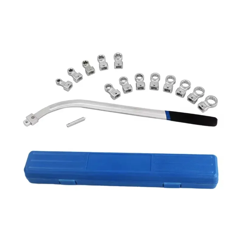 Набор инструментов для натяжителя ремня двигателя с адаптерами привода E10 E12 E14 E16 E18 для снятия и установки ремня
Набор инструментов для натяжителя ремня двигателя с адаптерами привода E10 E12 E14 E16 E18 для снятия и установки ремня