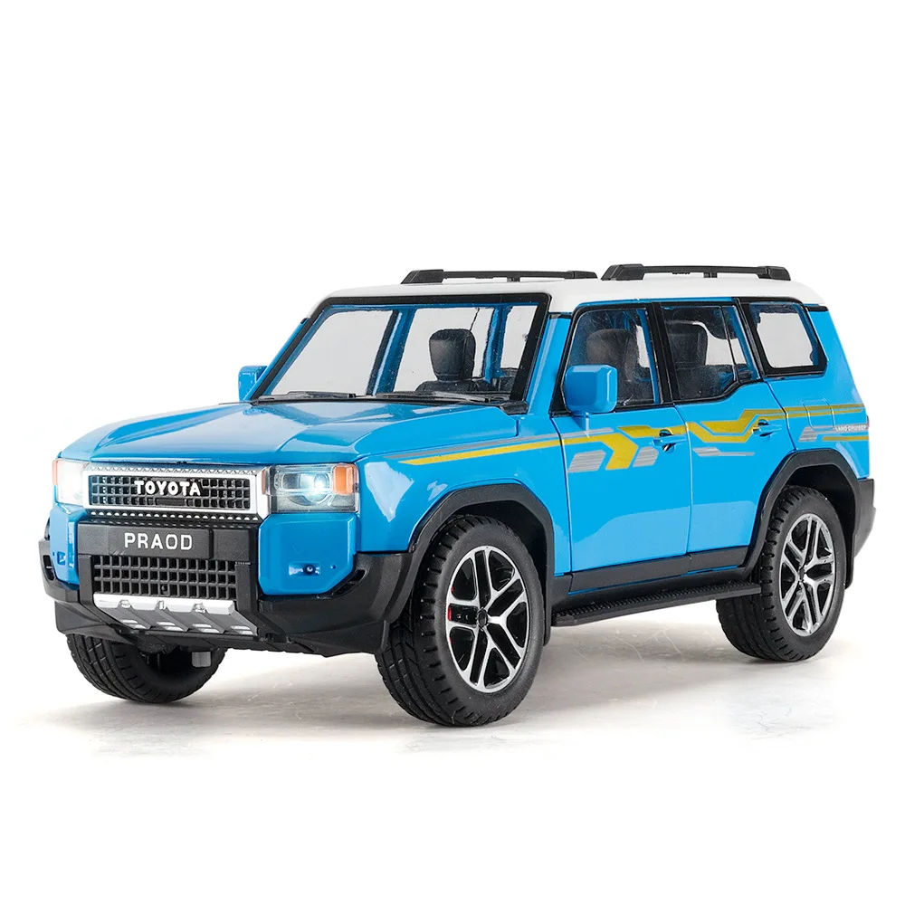 1/24 Toyota 2024 PRADO Land Cruiser Lc250 Alloy Car Model Diecast Metal Toy Off-road Vehicle Car Model Sound and Light Kids Gift
1/24 Toyota 2024 PRADO Land Cruiser Lc250 Alloy Car Model Diecast Metal Toy Off-road Vehicle Car Model Sound and Light Kids Gift