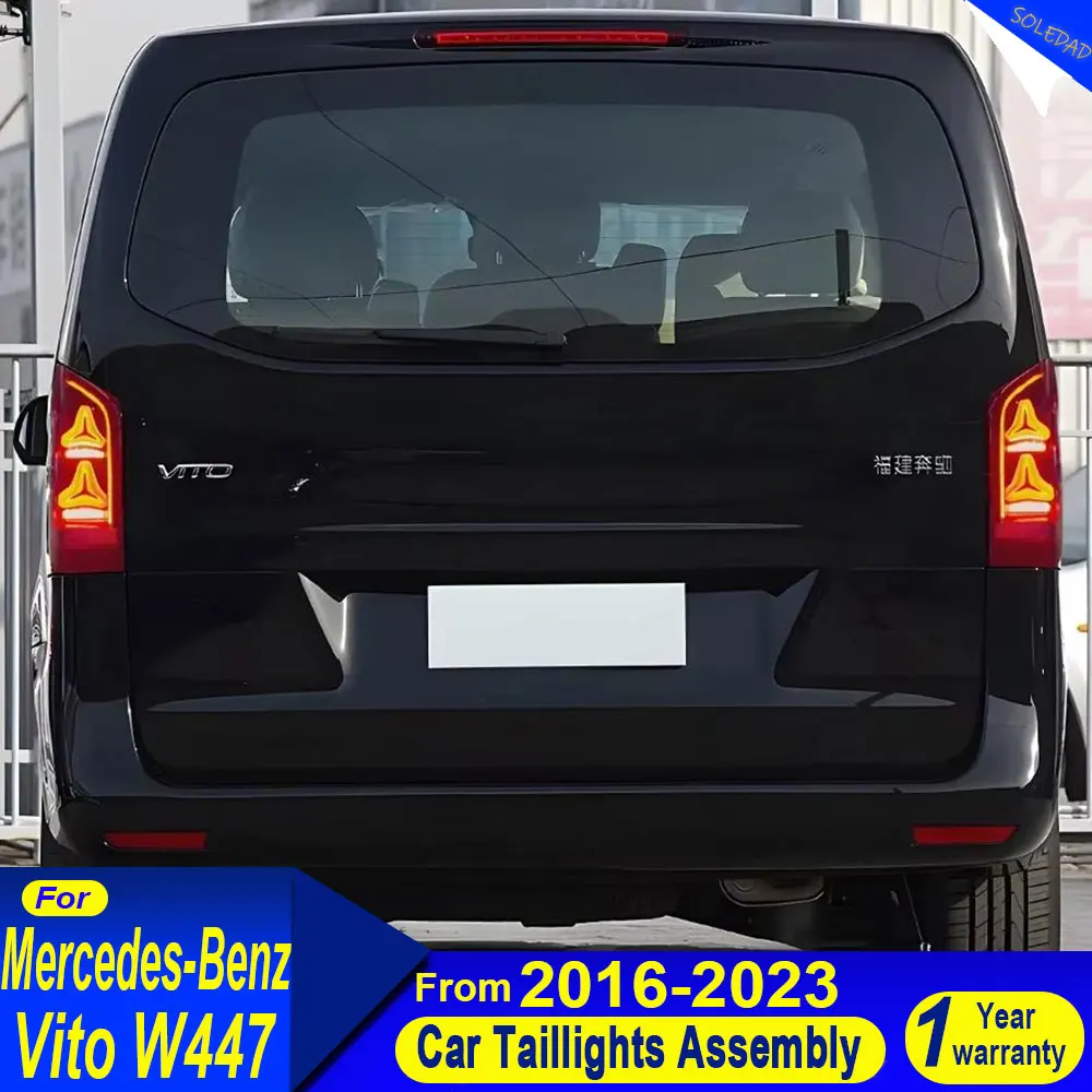 Автомобильные светодиодные задние фонари в сборе для Mercedes-Benz Vito W447 2016-2024, автоматические задние фонари, обновленные аксессуары для динамических задних фонарей
Автомобильные светодиодные задние фонари в сборе для Mercedes-Benz Vito W447 2016-2024, автоматические задние фонари, обновленные аксессуары для динамических задних фонарей