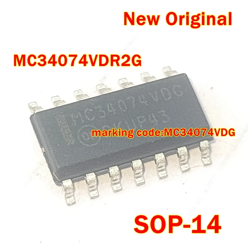 1pcs to 100pcs MC34074VDR2G SOP-14 New Original marking code:MC34074VDG Single Supply 3.0 V to 44 V Operational Amplifiers
1pcs to 100pcs MC34074VDR2G SOP-14 New Original marking code:MC34074VDG Single Supply 3.0 V to 44 V Operational Amplifiers