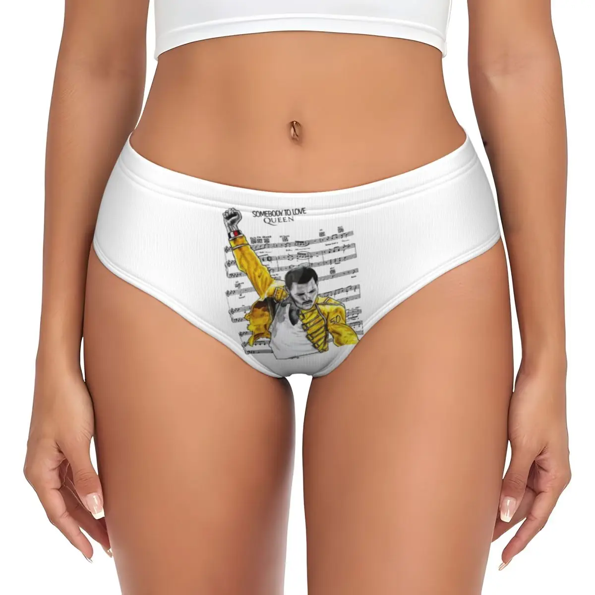 Custom Women's Freddie Mercury Brief Panties Female Comfort Underwear Underpants
Custom Women's Freddie Mercury Brief Panties Female Comfort Underwear Underpants