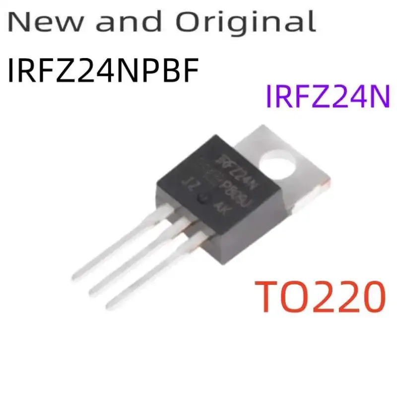 IRFZ24N TO-220 Power MOSFET (Vdss=55V, Rds(on)=0.07ohm, Id=17A)
IRFZ24N TO-220 Power MOSFET (Vdss=55V, Rds(on)=0.07ohm, Id=17A)