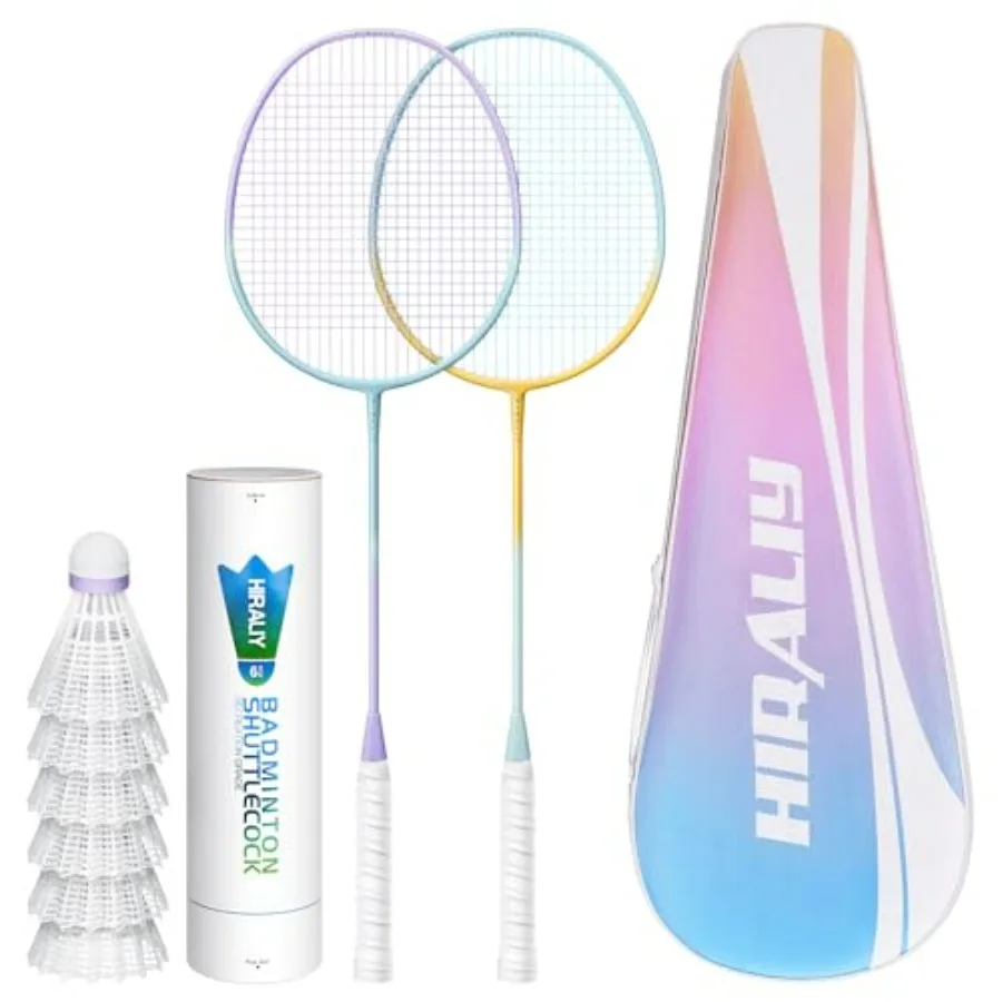 Badminton Rackets Set for Backyards, Badminton Set, Includ 2/4 Rackets, 6/12 Birdies, 1 Carrying Bag, Outdoor Game for Adult Fa
Badminton Rackets Set for Backyards, Badminton Set, Includ 2/4 Rackets, 6/12 Birdies, 1 Carrying Bag, Outdoor Game for Adult Fa