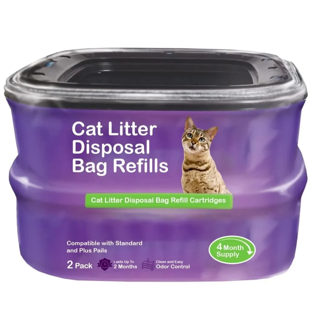 KEEHOME 5-Star Cat Litter Refills (Pack of 2) Compatible with Litter Genie and Pet Genie Pail
KEEHOME 5-Star Cat Litter Refills (Pack of 2) Compatible with Litter Genie and Pet Genie Pail