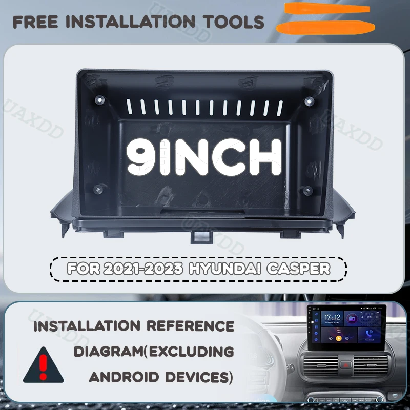 FRAME For 2021-2023 Hyundai CASPER 9INCH car Android dashboard harness adapter 2Din Interior Kit panel Center decoder canbus box
FRAME For 2021-2023 Hyundai CASPER 9INCH car Android dashboard harness adapter 2Din Interior Kit panel Center decoder canbus box