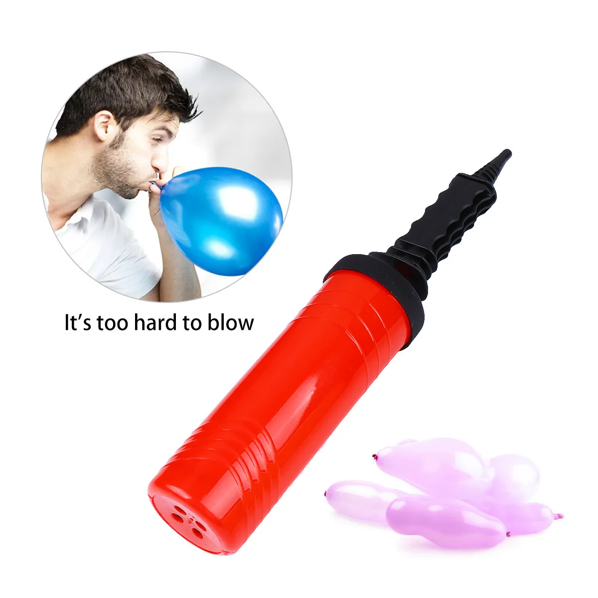 2Pcs Air Inflator for Balloons Lightweight Sturdy Hand Held Design Works Fast on Super Long Skinny Balloons Party Event Use
2Pcs Air Inflator for Balloons Lightweight Sturdy Hand Held Design Works Fast on Super Long Skinny Balloons Party Event Use