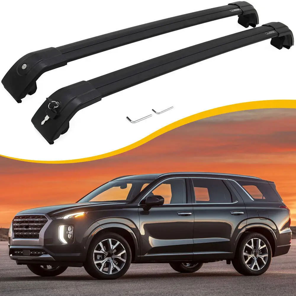 For Hyundai Palisade 2020 - 2025 Black Cross Bar Baggage Roof Rack Rail
For Hyundai Palisade 2020 - 2025 Black Cross Bar Baggage Roof Rack Rail