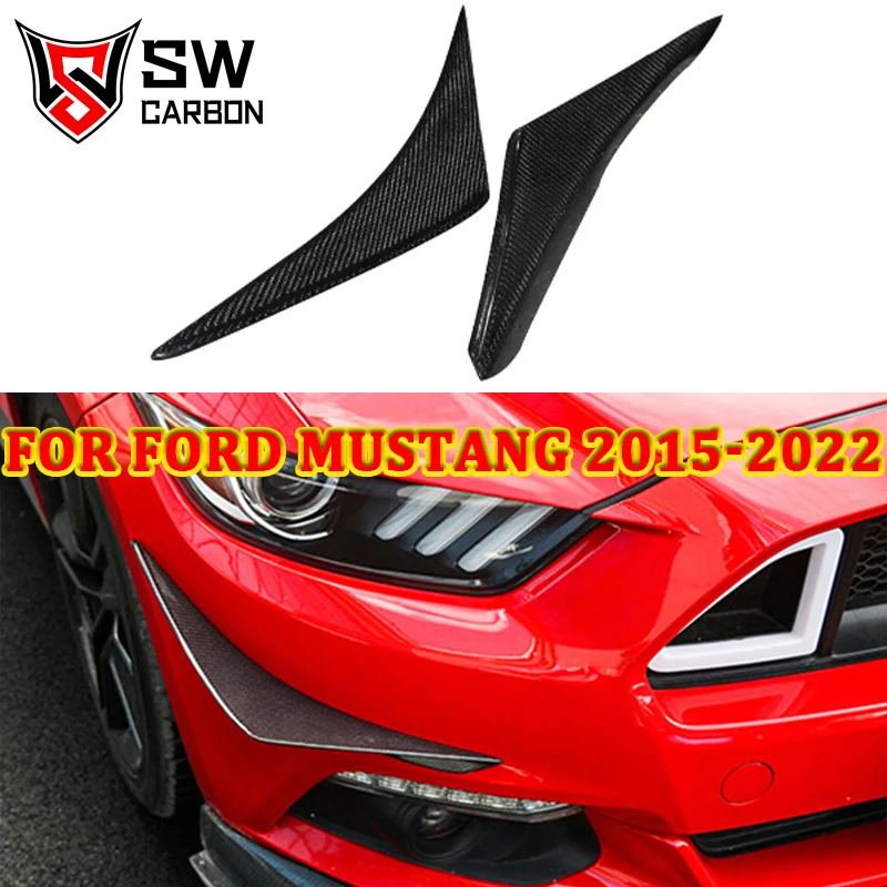 Carbon Fiber Front Splitter Duck Wing Fin Spoiler Body Kit for Ford Mustang 2015-2022
Carbon Fiber Front Splitter Duck Wing Fin Spoiler Body Kit for Ford Mustang 2015-2022