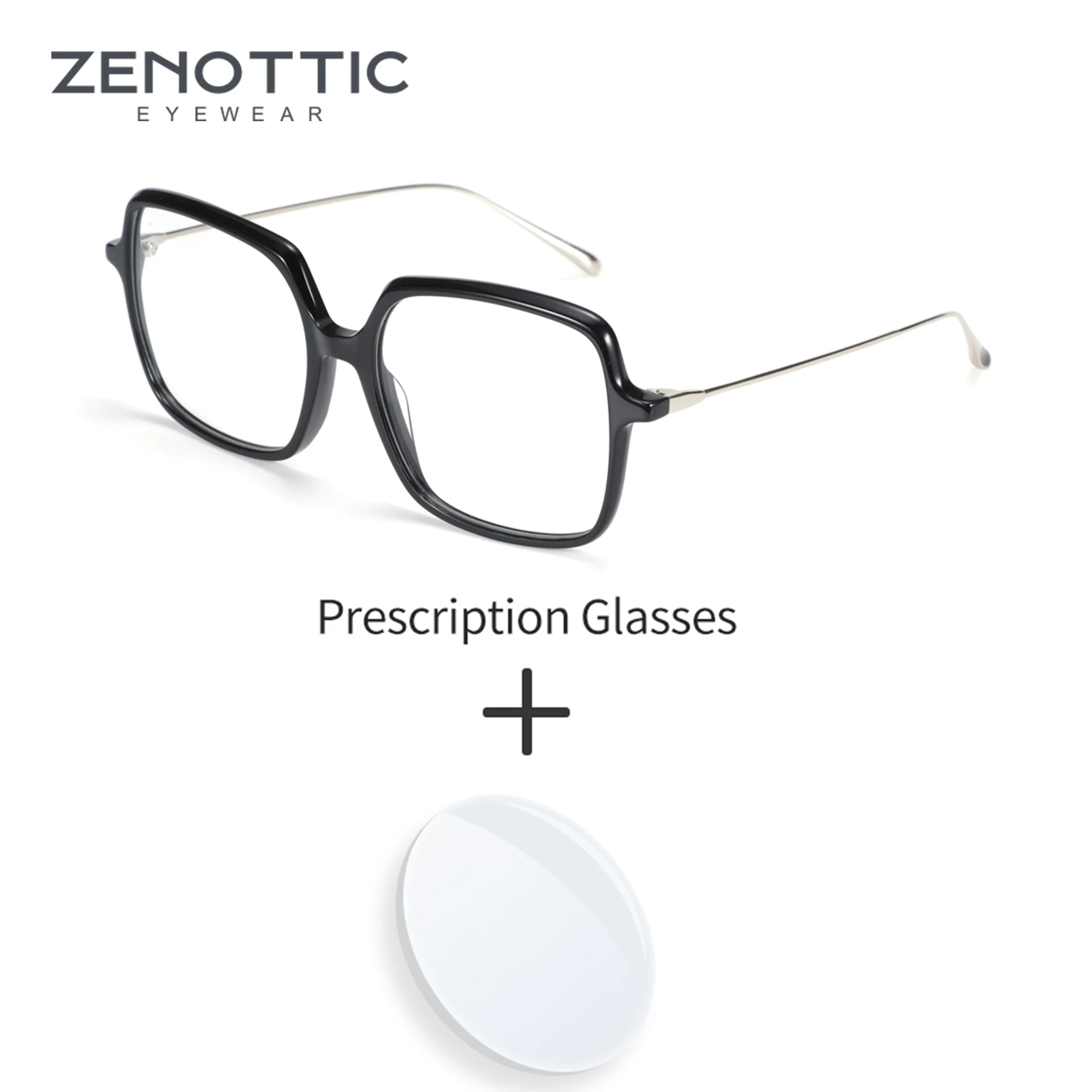 ZENOTTIC Acetate Prescription Eyeglasses Square Progressive Optical Eyewear For Women Anti-Blue Light Myopia Glasses
ZENOTTIC Acetate Prescription Eyeglasses Square Progressive Optical Eyewear For Women Anti-Blue Light Myopia Glasses