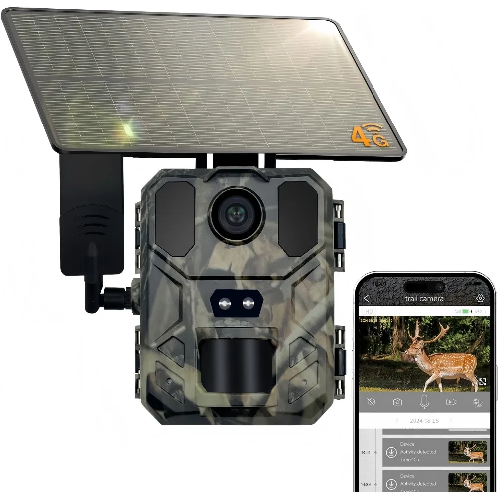 4G 120MP 4K Live Video Cellulare Dual Lens Hunting Trail Camera Video Telecamera IP65 Waterproof Night Vision Trap Game Cam
4G 120MP 4K Live Video Cellulare Dual Lens Hunting Trail Camera Video Telecamera IP65 Waterproof Night Vision Trap Game Cam