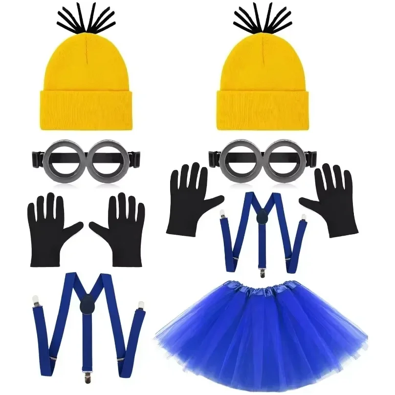 Disfraz disguise Funny Halloween Costume Accessories Adult,Goggles Glasses/Yellow Beanie/Gloves for Men Women Cosplay Party Set
Disfraz disguise Funny Halloween Costume Accessories Adult,Goggles Glasses/Yellow Beanie/Gloves for Men Women Cosplay Party Set