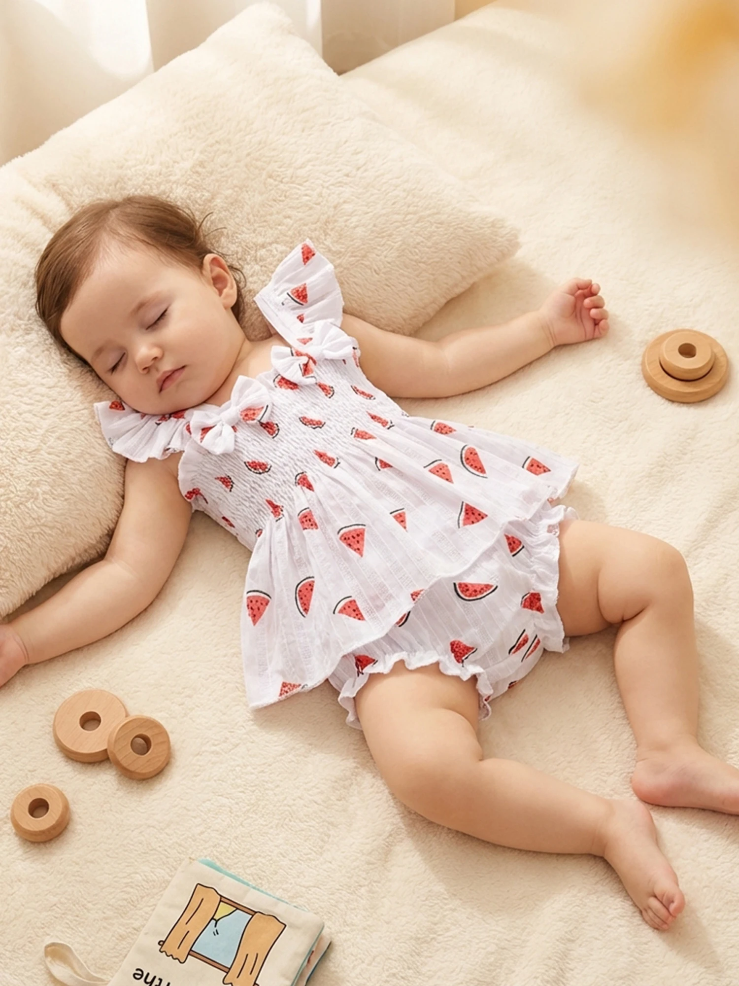 Adorable Toddler Girl Sunflower Print Ruffle Sleeve Blouse Elastic Waist Shorts 2-Piece Summer Outfit Set with Bow
Adorable Toddler Girl Sunflower Print Ruffle Sleeve Blouse Elastic Waist Shorts 2-Piece Summer Outfit Set with Bow