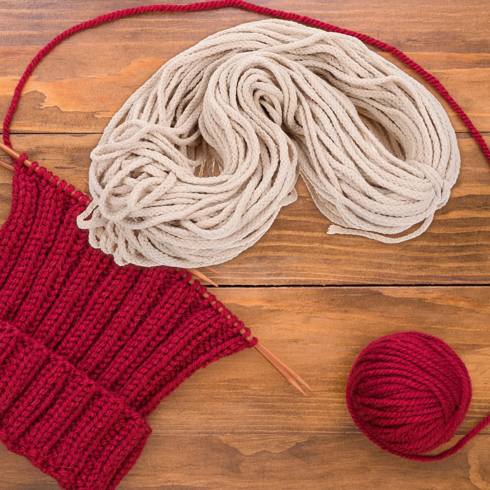 1 Roll Versatile Polyester Cotton Rope Perfect for DIY Tied Rope Woven Craft Material Hand Sewing Projects Tapestry Making
1 Roll Versatile Polyester Cotton Rope Perfect for DIY Tied Rope Woven Craft Material Hand Sewing Projects Tapestry Making
