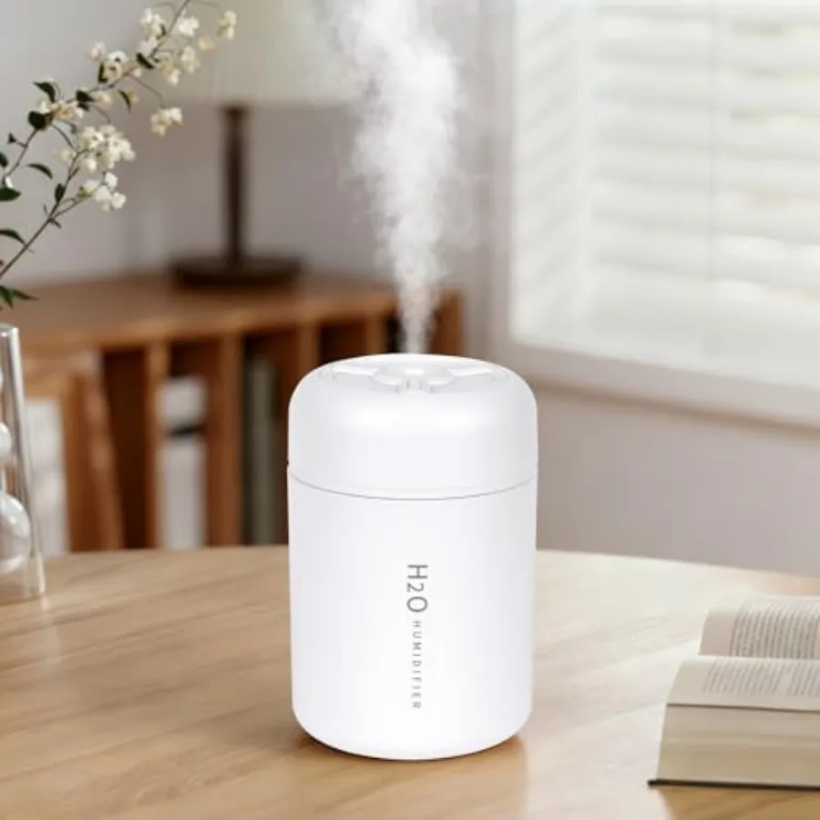 Portable Mini Humidifier, 300ml USB Cool Mist Small Humidifier with Colorful Lights. Perfect for Bedroom, Office, Plants, trave
Portable Mini Humidifier, 300ml USB Cool Mist Small Humidifier with Colorful Lights. Perfect for Bedroom, Office, Plants, trave