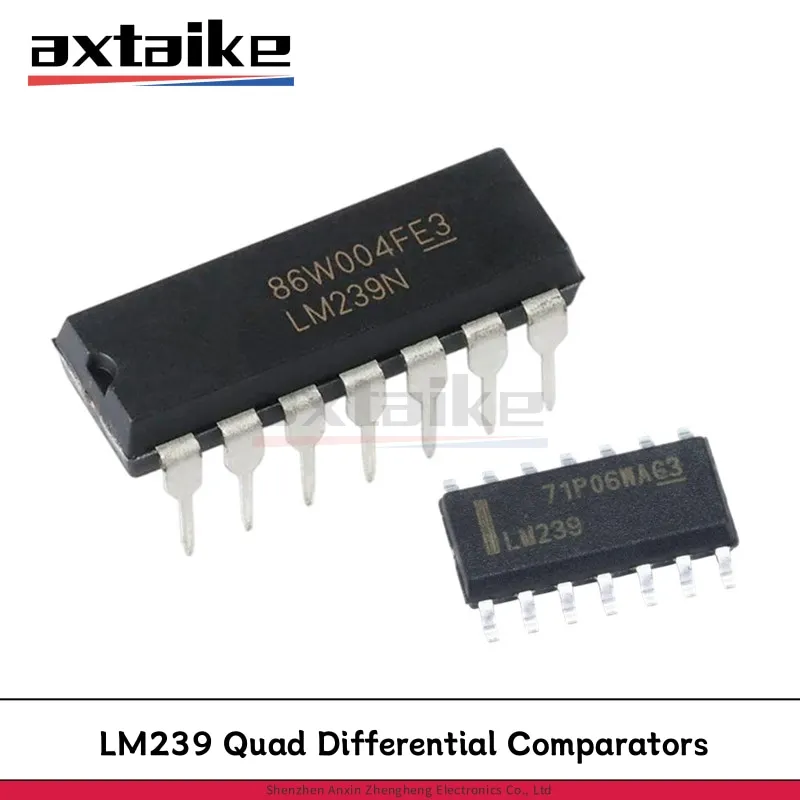 20PCS LM239 LM239N DIP-14 SOP-14 LM239DR LM239DR2G Quad Differential Comparators SMD DIP IC
20PCS LM239 LM239N DIP-14 SOP-14 LM239DR LM239DR2G Quad Differential Comparators SMD DIP IC