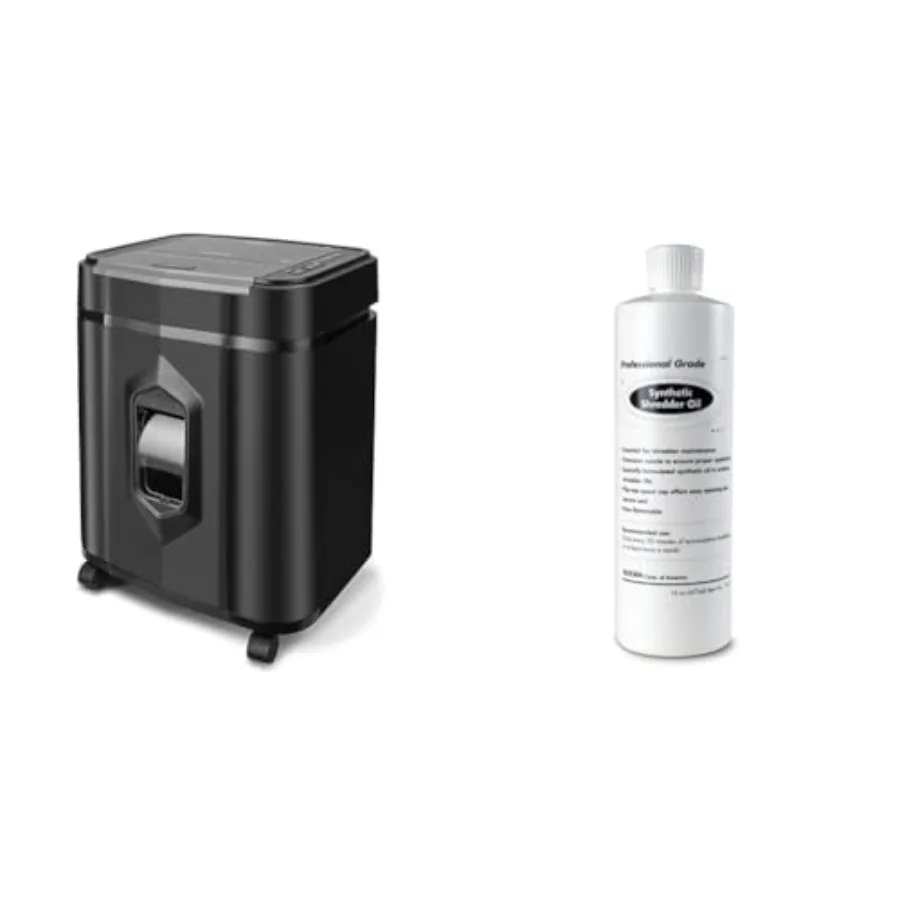 Office shredder maintenance: synthetic oil, clear, lubricates auto-feed mechanism for smooth 120-sheet shredding performance
Office shredder maintenance: synthetic oil, clear, lubricates auto-feed mechanism for smooth 120-sheet shredding performance