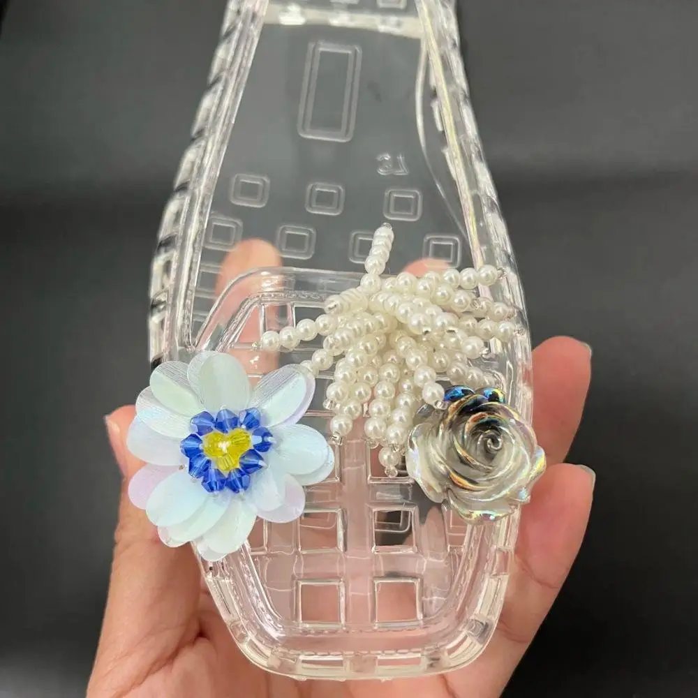 Летние прозрачные дизайнерские пряжки для обуви с отверстиями, декоративные зажимы для обуви с цветами и кристаллами, тяжелые сандалии из бисера, аксессуары для обуви 
Летние прозрачные дизайнерские пряжки для обуви с отверстиями, декоративные зажимы для обуви с цветами и кристаллами, тяжелые сандалии из бисера, аксессуары для обуви