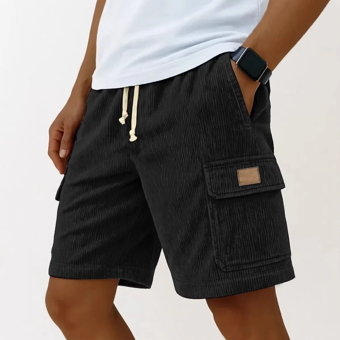 Summer New Corduroy Five-Pocket Men's Shorts Sporty Casual Solid Color Workwear Shorts Loose Fit Medium Stretch Polyester
Summer New Corduroy Five-Pocket Men's Shorts Sporty Casual Solid Color Workwear Shorts Loose Fit Medium Stretch Polyester