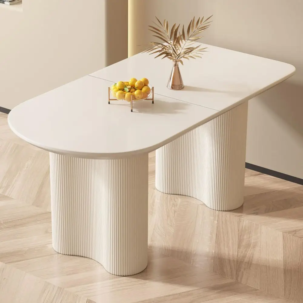 55.11 Dining Table, Modern Kitchen Table for 6 People, Indoor Dining Table for Kitchen, Bar, Living Room, Small Space, White, T
55.11 Dining Table, Modern Kitchen Table for 6 People, Indoor Dining Table for Kitchen, Bar, Living Room, Small Space, White, T
