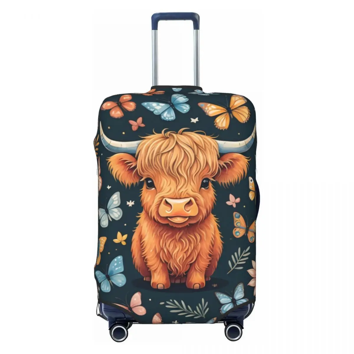 Custom Highland Cow And Flower Luggage Cover Protector Fashion Travel Suitcase Covers for 18-32 Inch
Custom Highland Cow And Flower Luggage Cover Protector Fashion Travel Suitcase Covers for 18-32 Inch