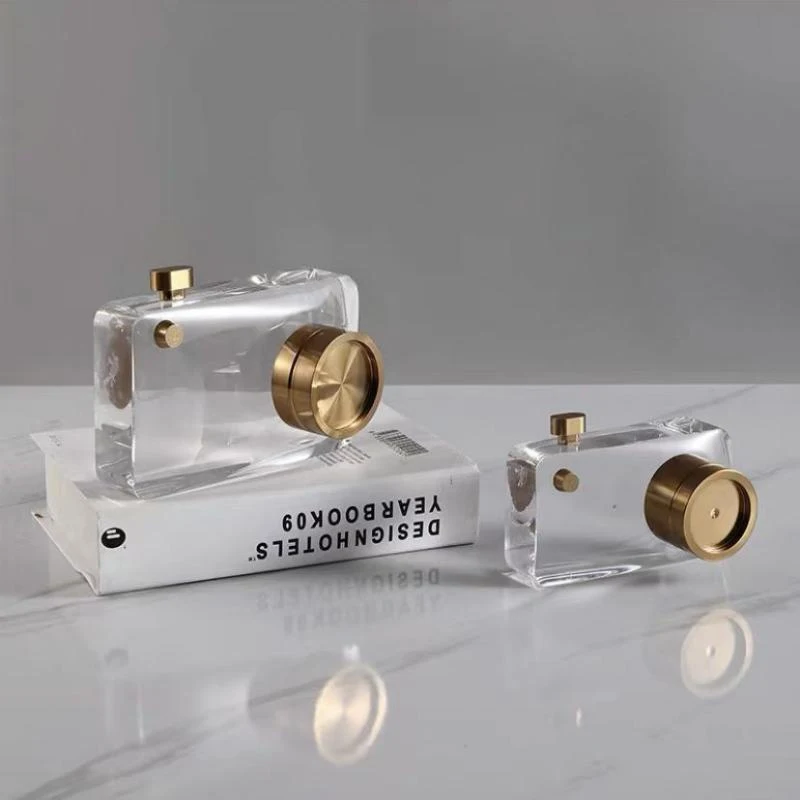 2025 New Arrival Trend Crystal Camera Decorations Metal Lens Art Desktop Ornament for Home Office Hotel Decor Accessories
2025 New Arrival Trend Crystal Camera Decorations Metal Lens Art Desktop Ornament for Home Office Hotel Decor Accessories