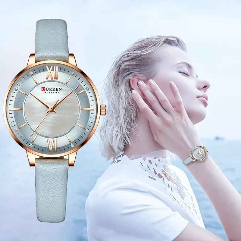 CURREN 9080 Elegant Charming Leather Ladies Watches Luxury Classic Quartz Women Watch Fashion Female Clock
CURREN 9080 Elegant Charming Leather Ladies Watches Luxury Classic Quartz Women Watch Fashion Female Clock