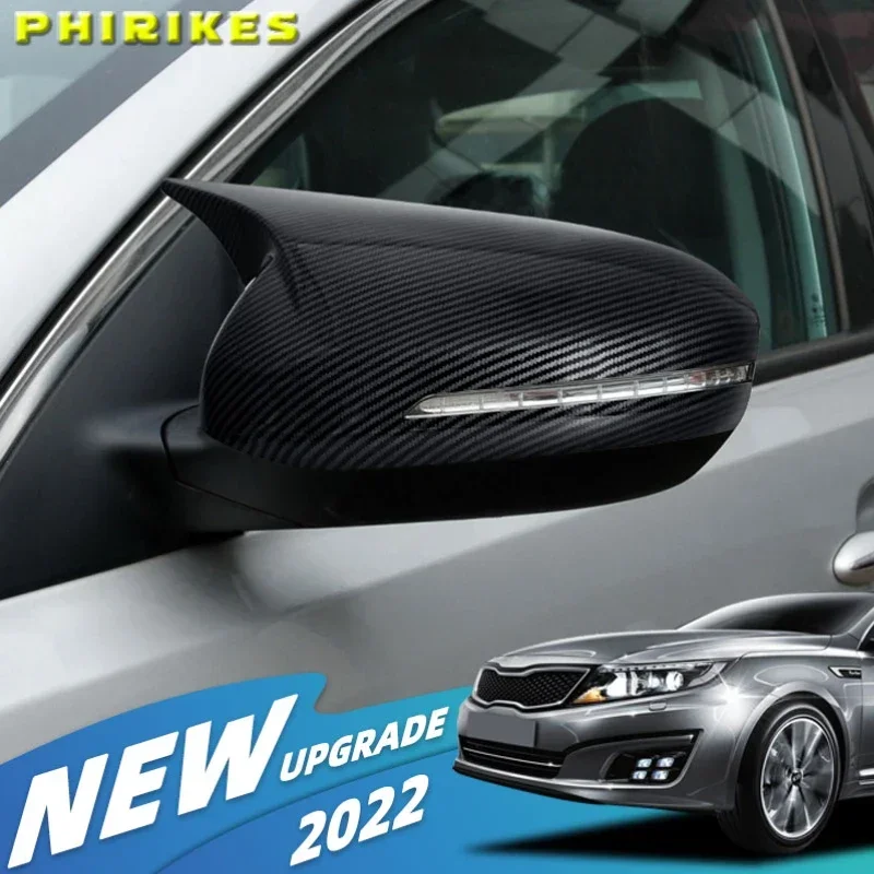 Накладки на боковые зеркала из АБС-пластика под карбон для KIA K5 Optima 2011-2015, автомобильные аксессуары
Накладки на боковые зеркала из АБС-пластика под карбон для KIA K5 Optima 2011-2015, автомобильные аксессуары