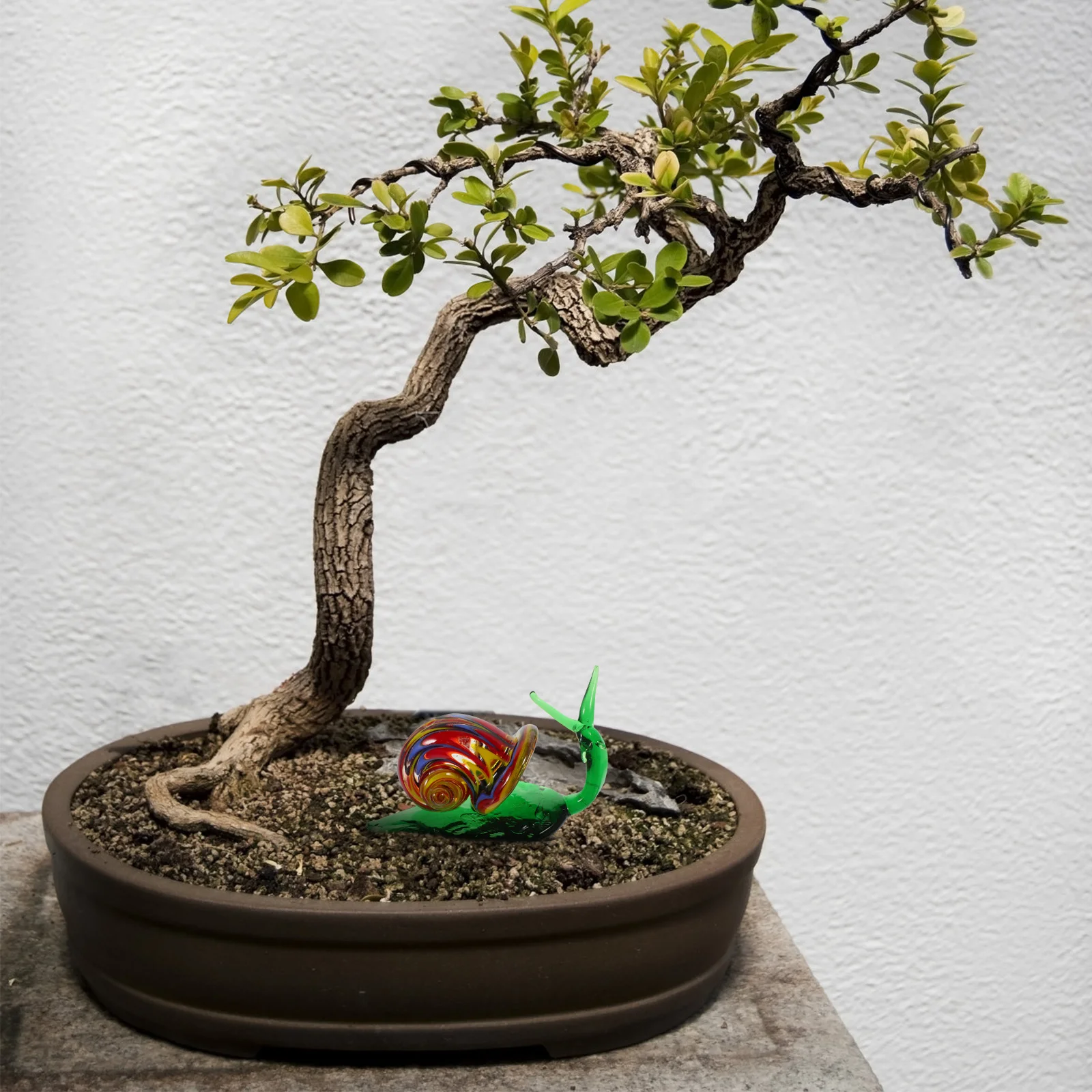 Glass Snail Decorative Vivid Snail Sculpture for Garden Balcony Desktop Animal Decoration Simulation Animal Figures
Glass Snail Decorative Vivid Snail Sculpture for Garden Balcony Desktop Animal Decoration Simulation Animal Figures