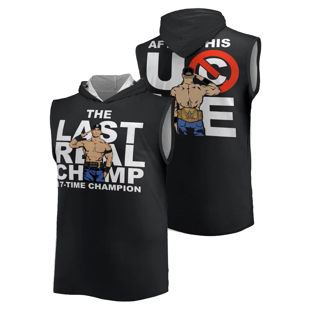 2025 Summer WWE 3D letter Print John Cena The Last Real Champ fitness sports hooded vest breathable quick-drying men's tank tops
2025 Summer WWE 3D letter Print John Cena The Last Real Champ fitness sports hooded vest breathable quick-drying men's tank tops