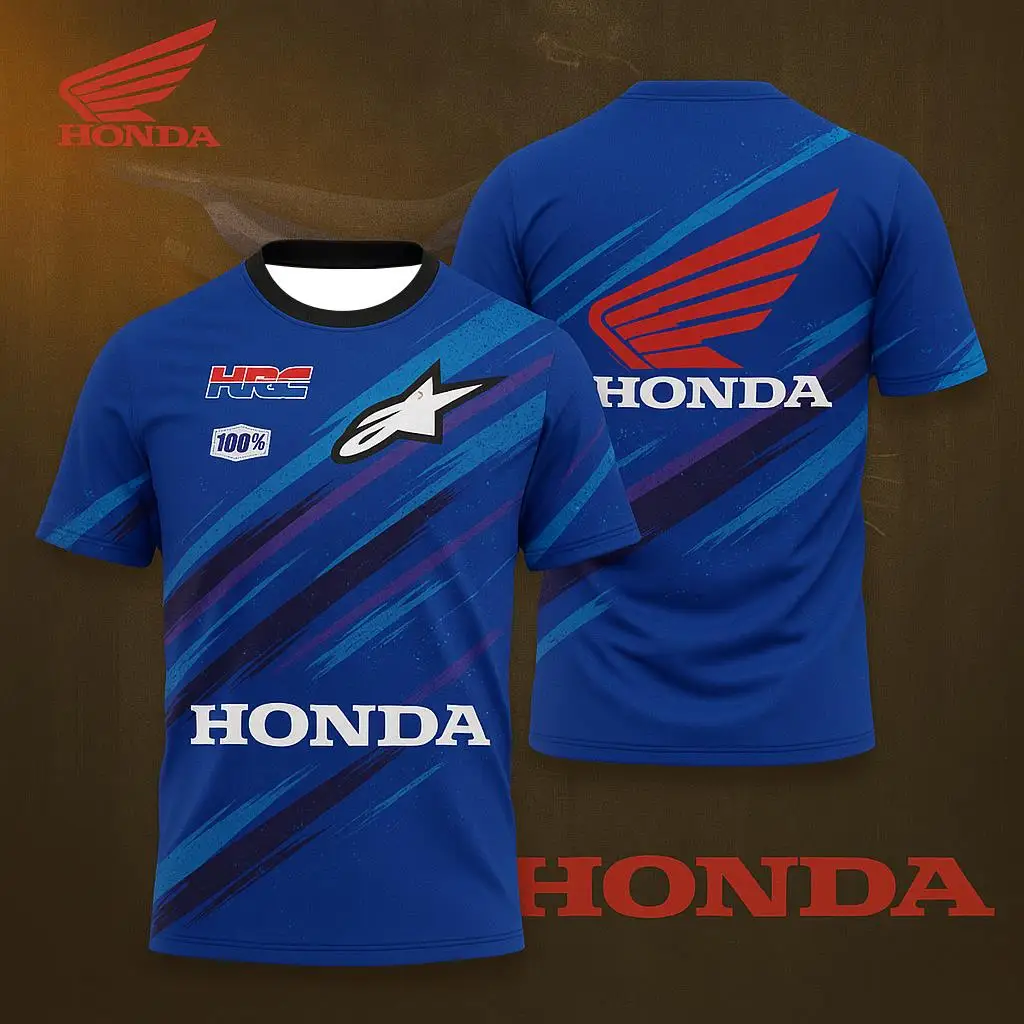 Honda Motorcycle Biker Racing T-Shirt For Men Quick Dry Breathable Sportswear Short Sleeve Jersey Comfortable Moto Riding Top
Honda Motorcycle Biker Racing T-Shirt For Men Quick Dry Breathable Sportswear Short Sleeve Jersey Comfortable Moto Riding Top