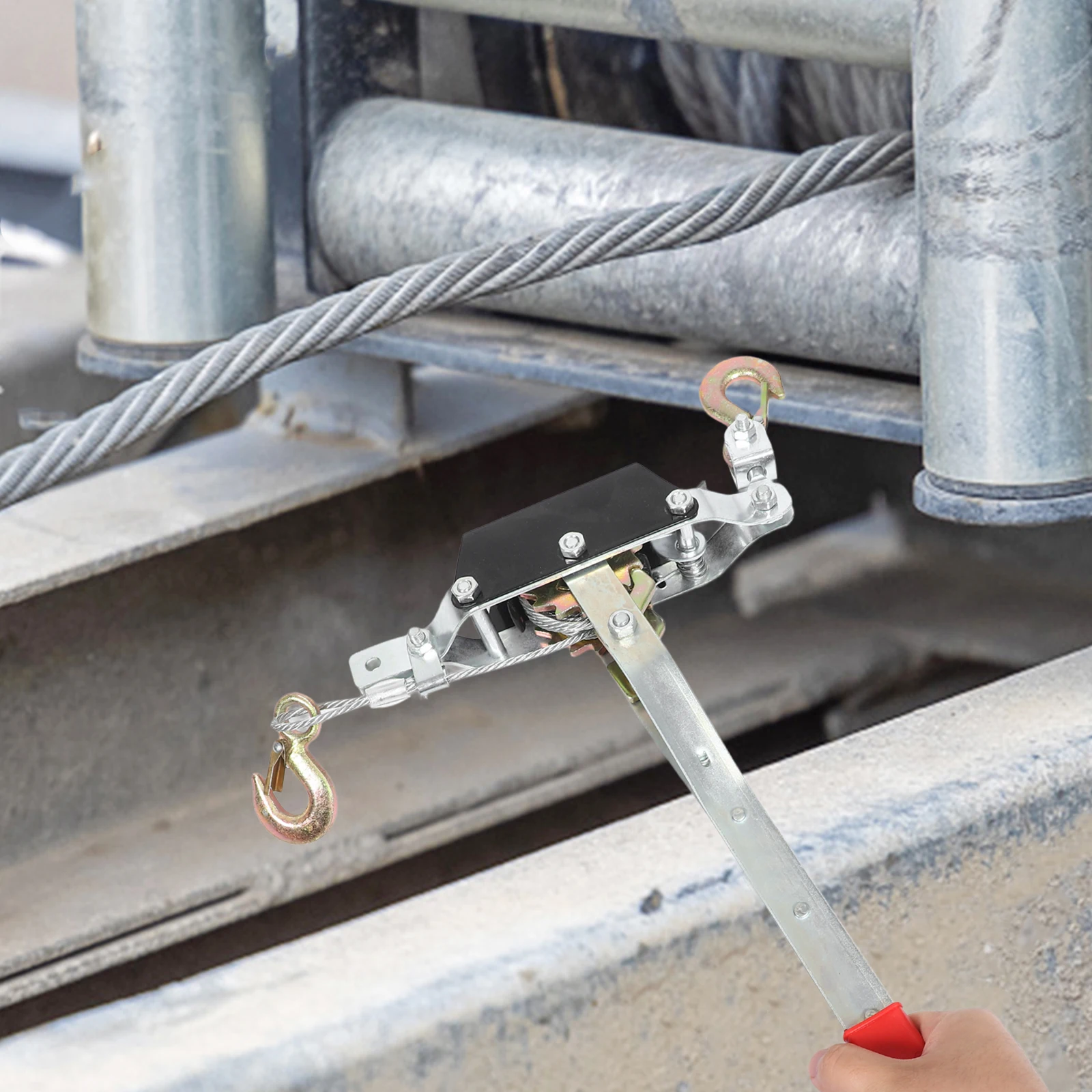 1 Ton Steel Wire Puller Tightener Cargo Tensioner Tool Adjustable Length Transport Screw Clamp Fixing Cable Pulling Wire Rope
1 Ton Steel Wire Puller Tightener Cargo Tensioner Tool Adjustable Length Transport Screw Clamp Fixing Cable Pulling Wire Rope