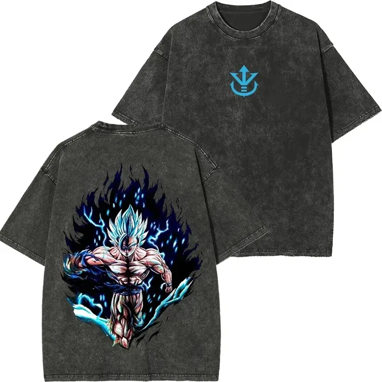 Premium Washed Cotton Dragon Ball Super Saiyan Vegeta T Shirt Men High Quality Vintage Oversized Graphic Tee Casual Summer Tops
Premium Washed Cotton Dragon Ball Super Saiyan Vegeta T Shirt Men High Quality Vintage Oversized Graphic Tee Casual Summer Tops