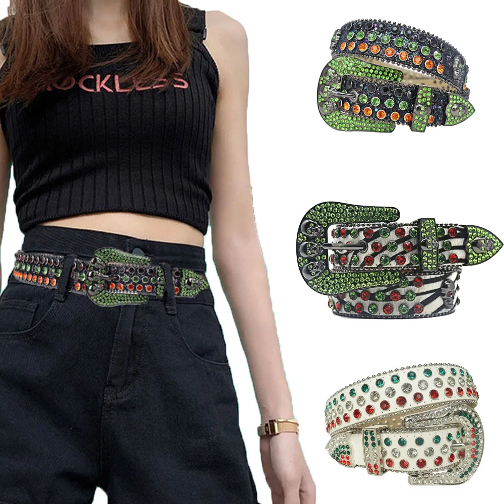 Christmas Western Design Belt Men's Hip Hop Ice Belt Crystal Y2K Rhinestone Belt With Alloy Skull Buckle Belt For Men Women
Christmas Western Design Belt Men's Hip Hop Ice Belt Crystal Y2K Rhinestone Belt With Alloy Skull Buckle Belt For Men Women