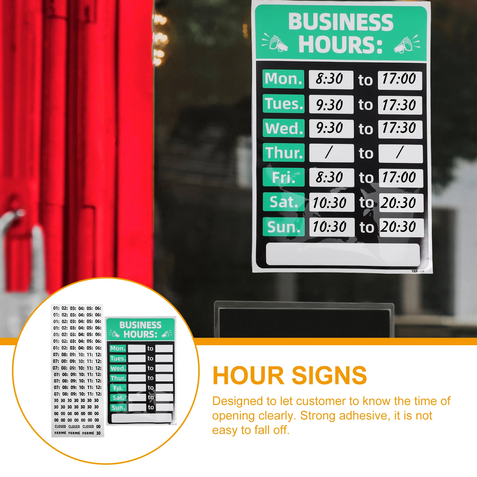 Business Rewritable Signs Office House Number Closed Small Retail Pvc Shop Changeable Hours
Business Rewritable Signs Office House Number Closed Small Retail Pvc Shop Changeable Hours