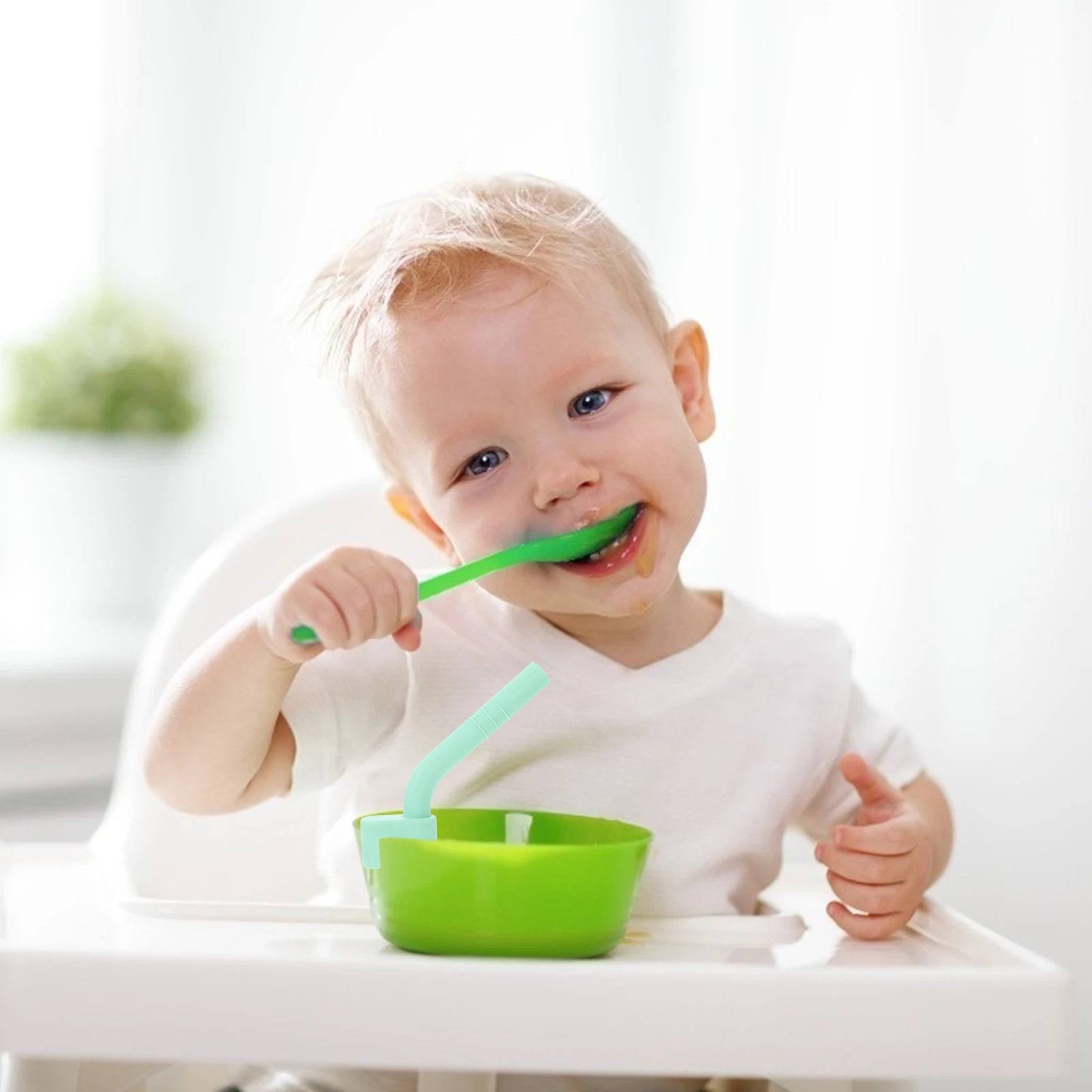 2Pcs SiliconeStraws Silicone Straw Accessories ReusableBabyDrinkingStrawwithBuckle InfantStraw BowlAccessories
2Pcs SiliconeStraws Silicone Straw Accessories ReusableBabyDrinkingStrawwithBuckle InfantStraw BowlAccessories