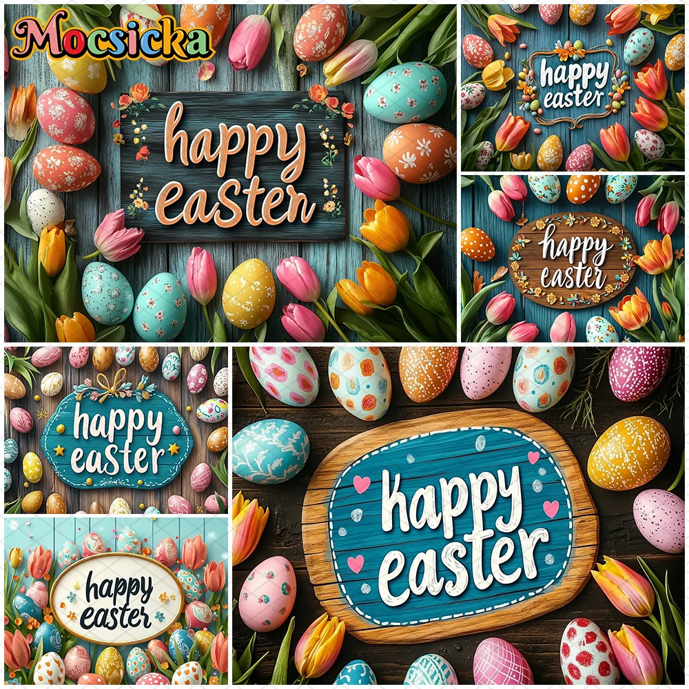 Mocsicka Happy Easter Photography Backdrop Flowers Baby Shower Party Background Egg Wooden Board Birthday Decors Shooting Banner
Mocsicka Happy Easter Photography Backdrop Flowers Baby Shower Party Background Egg Wooden Board Birthday Decors Shooting Banner