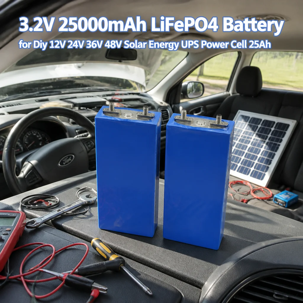 3.2V 25000mAh LiFePO4 Battery for Diy 12V 24V 36V 48V Solar Energy UPS Power Cell 25Ah Li-ion Lpega Phosphate Deep Cycles
3.2V 25000mAh LiFePO4 Battery for Diy 12V 24V 36V 48V Solar Energy UPS Power Cell 25Ah Li-ion Lpega Phosphate Deep Cycles