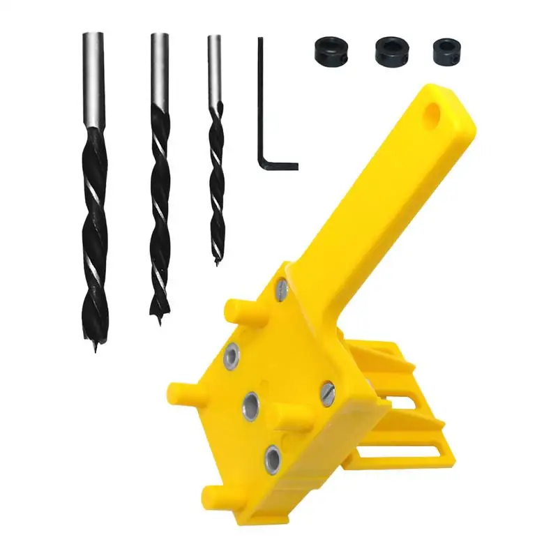Center Spinners For Drilling Handheld 8 Pieces Pocket Hole Jig Drill Guide With Adjustable Baffle Multi-Purpose Wood Working
Center Spinners For Drilling Handheld 8 Pieces Pocket Hole Jig Drill Guide With Adjustable Baffle Multi-Purpose Wood Working