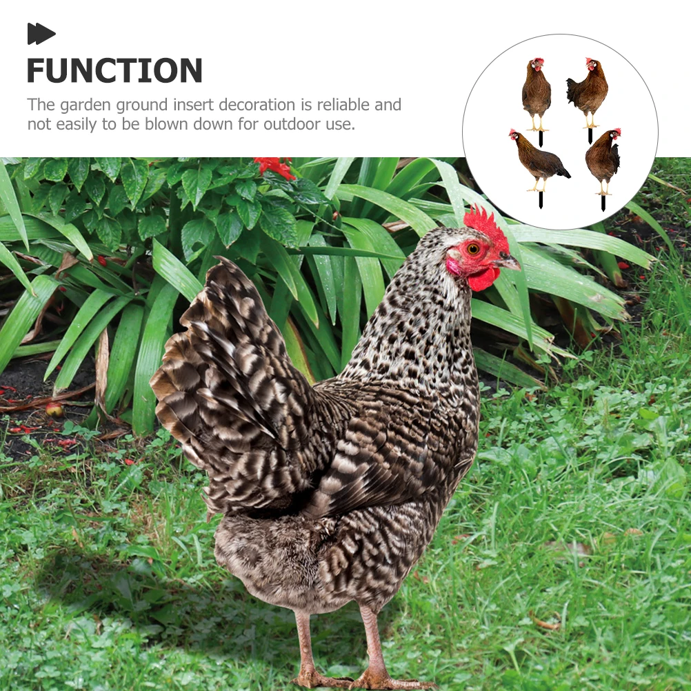 4 Pcs Chicken Yard Stake Decorations Garden Lawn Hen Statue Signs Farm Animal naments Outdoor Rustic Style Insert Adornment
4 Pcs Chicken Yard Stake Decorations Garden Lawn Hen Statue Signs Farm Animal naments Outdoor Rustic Style Insert Adornment