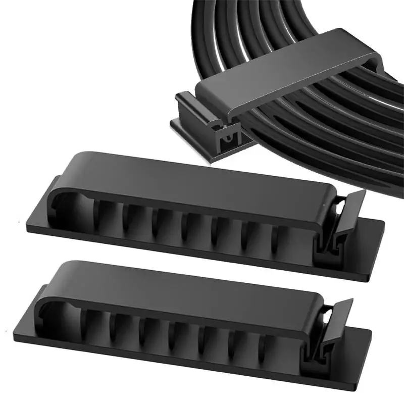 2/4PCS 8 Slots Self-Adhesive Cable Organizer Clips Wire Holder For Office TV PC Ethernet Under Desk USB Cord Management 2025 New
2/4PCS 8 Slots Self-Adhesive Cable Organizer Clips Wire Holder For Office TV PC Ethernet Under Desk USB Cord Management 2025 New