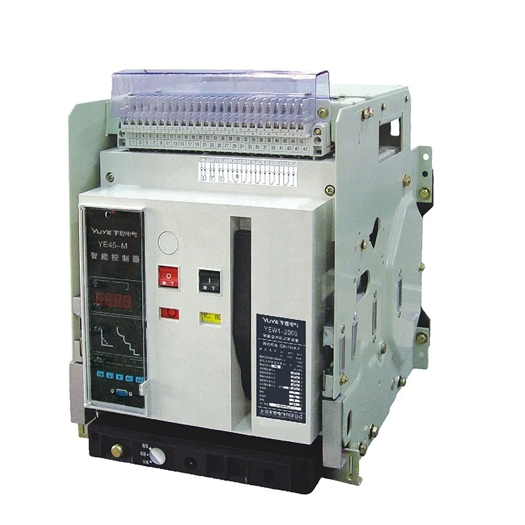 123 YUYE DW45 Type Air Circuit Breaker ACB 200 Amp 315a 400a 500a 630a 800a 1000a Universal Breakers With High Quality
123 YUYE DW45 Type Air Circuit Breaker ACB 200 Amp 315a 400a 500a 630a 800a 1000a Universal Breakers With High Quality